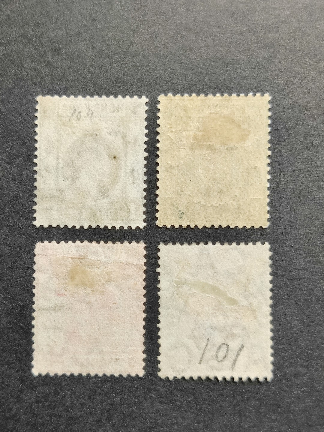 洪涛臻品批发群  精选邮票限时拍卖第九十二期 香港1912年 乔治五世国王古典邮票 1先到6先信销上品，及2先原胶新票！