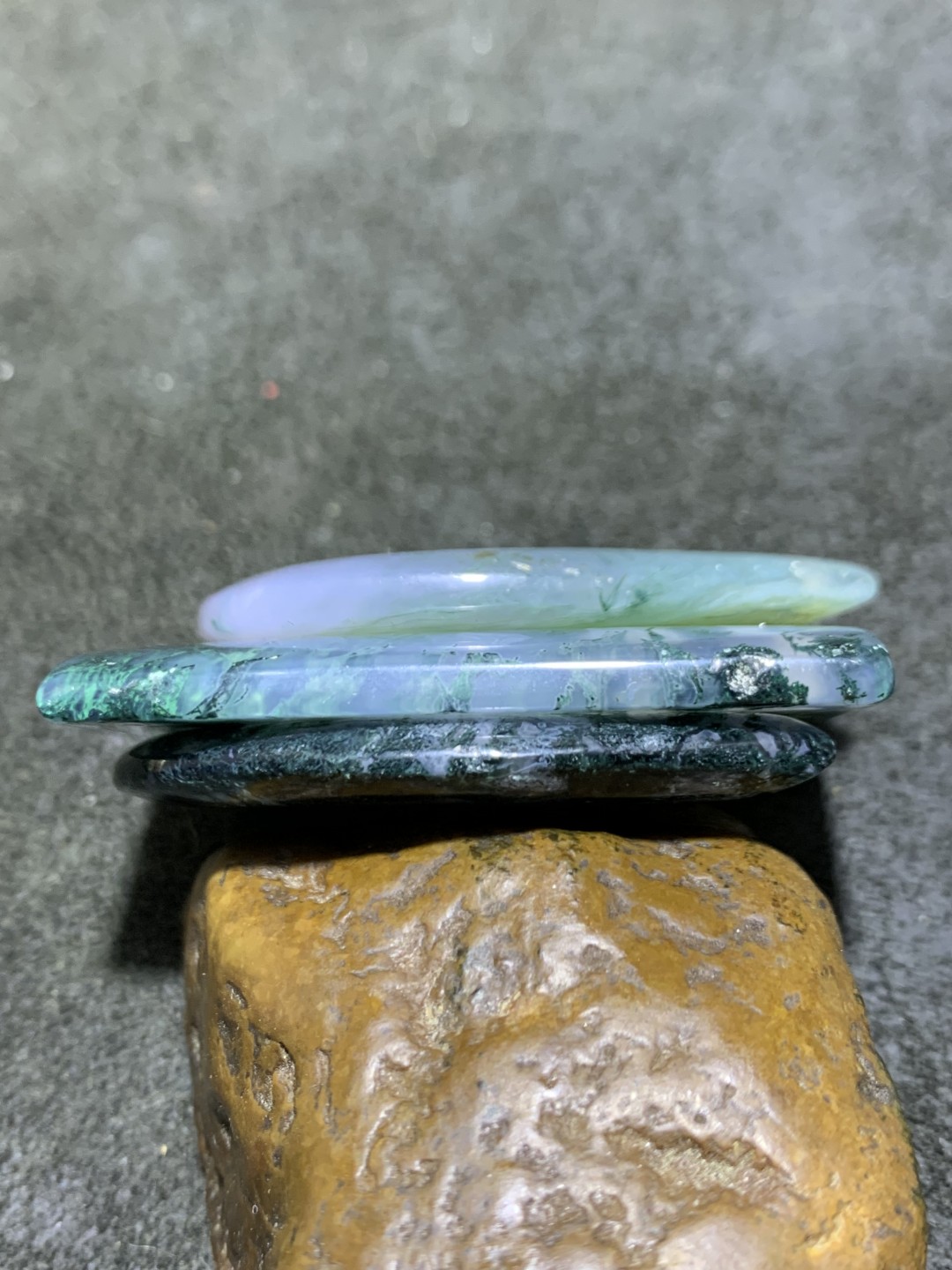 水草玛瑙通货牌子三块