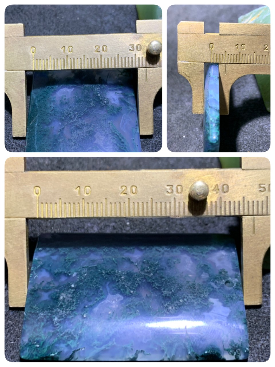 水草玛瑙通货牌子三块