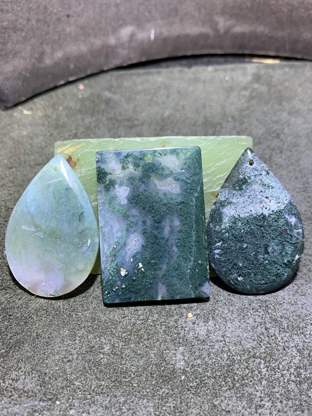 水草玛瑙通货牌子三块