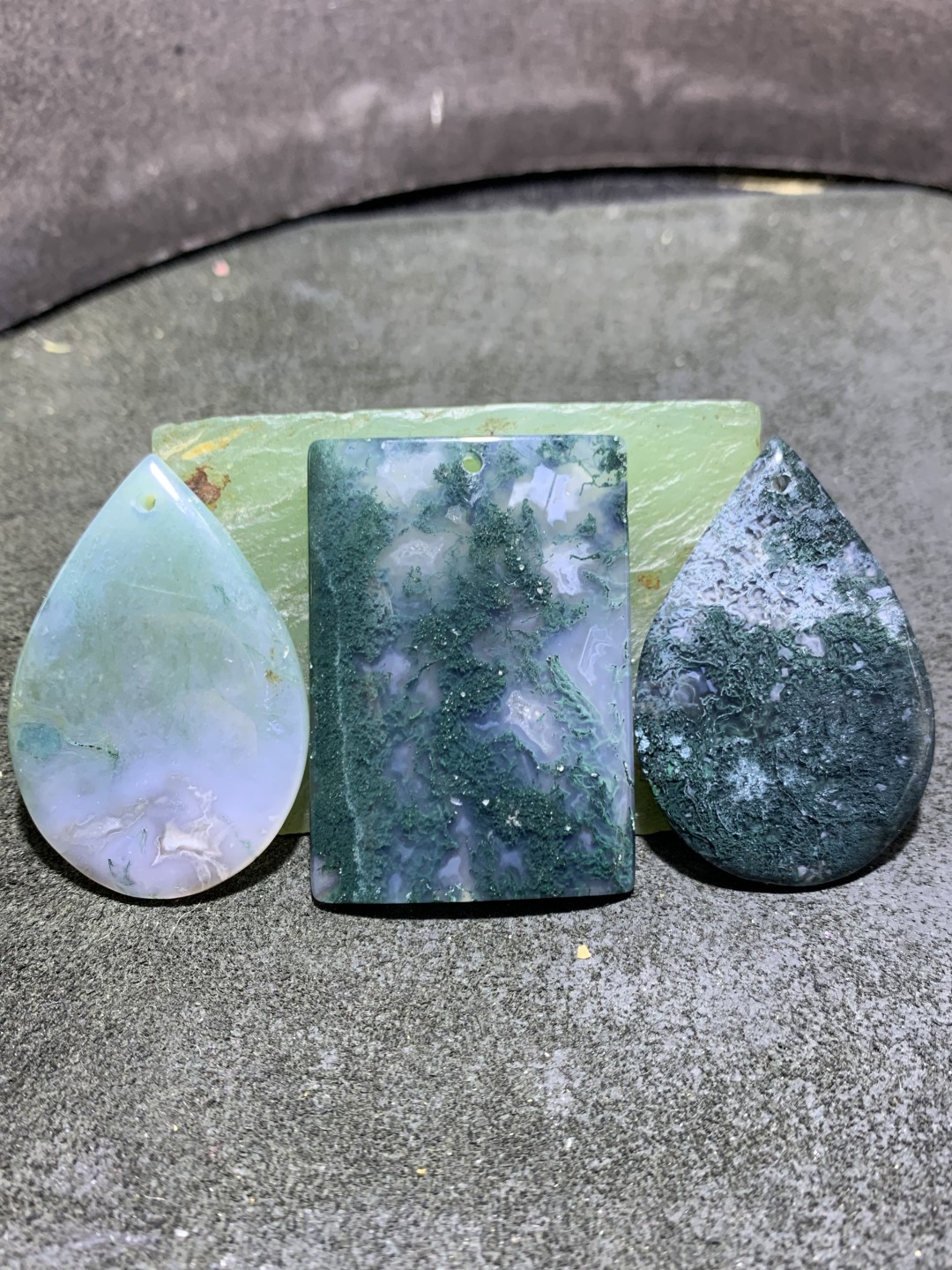 水草玛瑙通货牌子三块