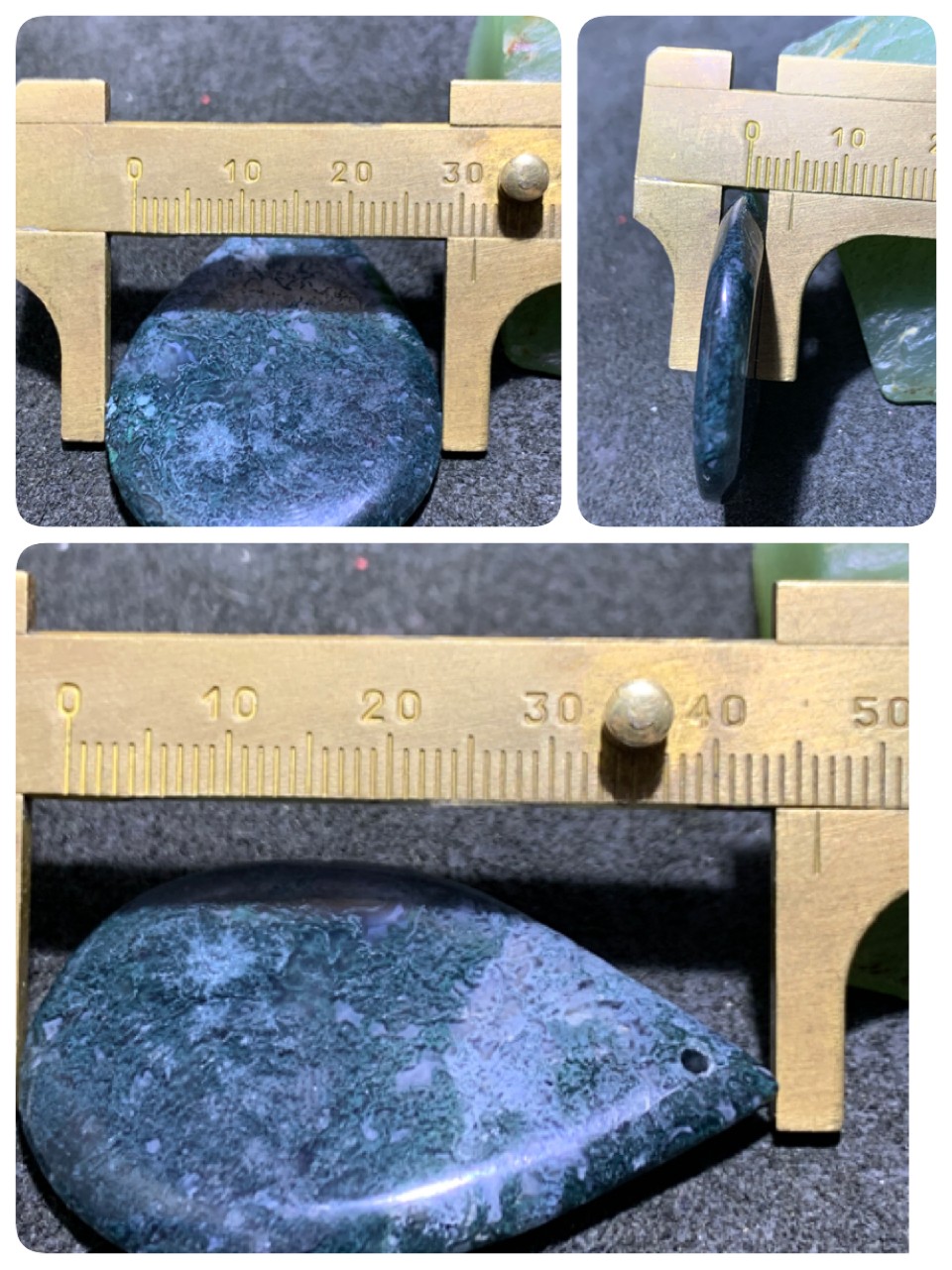 水草玛瑙通货牌子三块