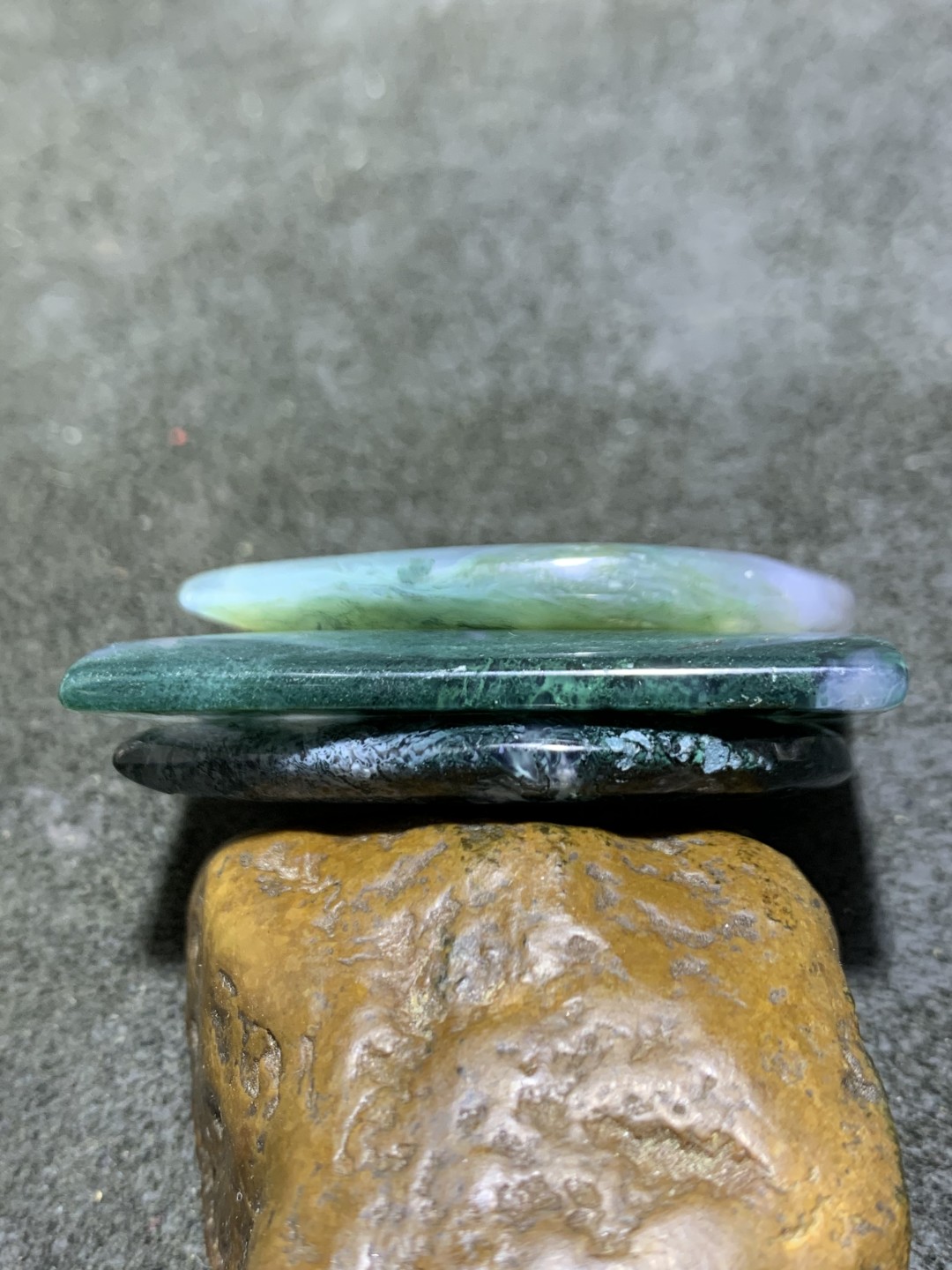水草玛瑙通货牌子三块