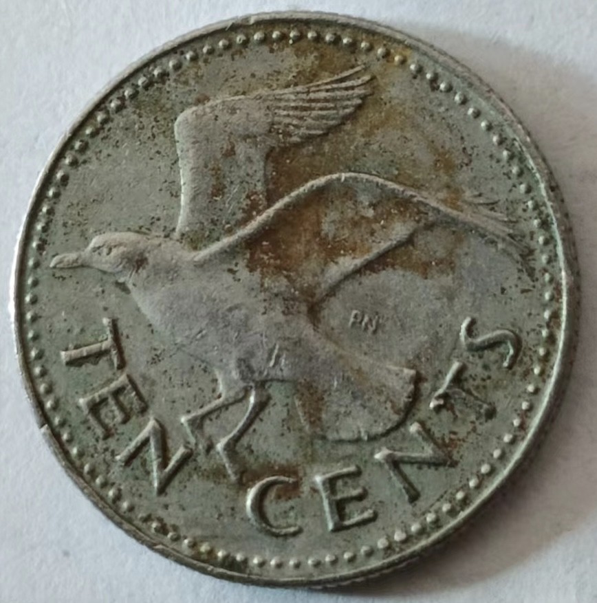 泡泡堂第160期  世界硬币专场（无押金，无佣金，捡漏，全场20包邮，偏远地区除外） 巴巴多斯十分