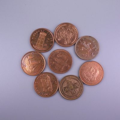 天业钱币散币拍卖第3次专场  全场5元起拍 - 英国及英属8枚