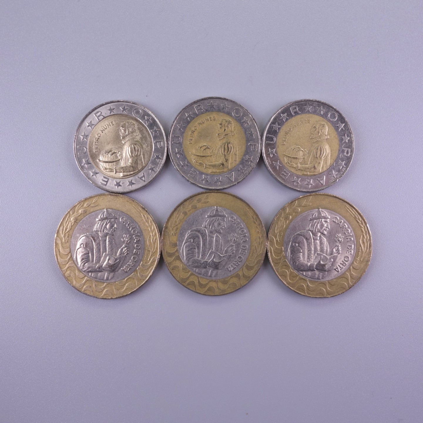 天业钱币散币拍卖第3次专场  全场5元起拍 葡萄牙双色币3组6枚