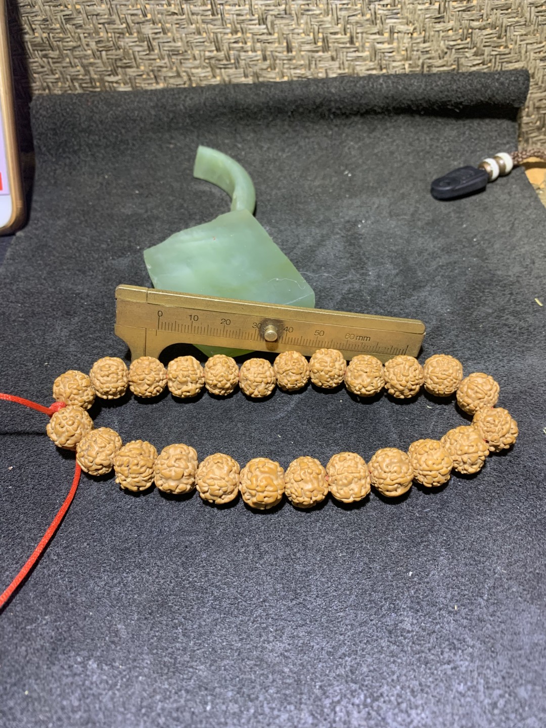 精美金刚菩提子 勿里达，(虾王)手串一条，