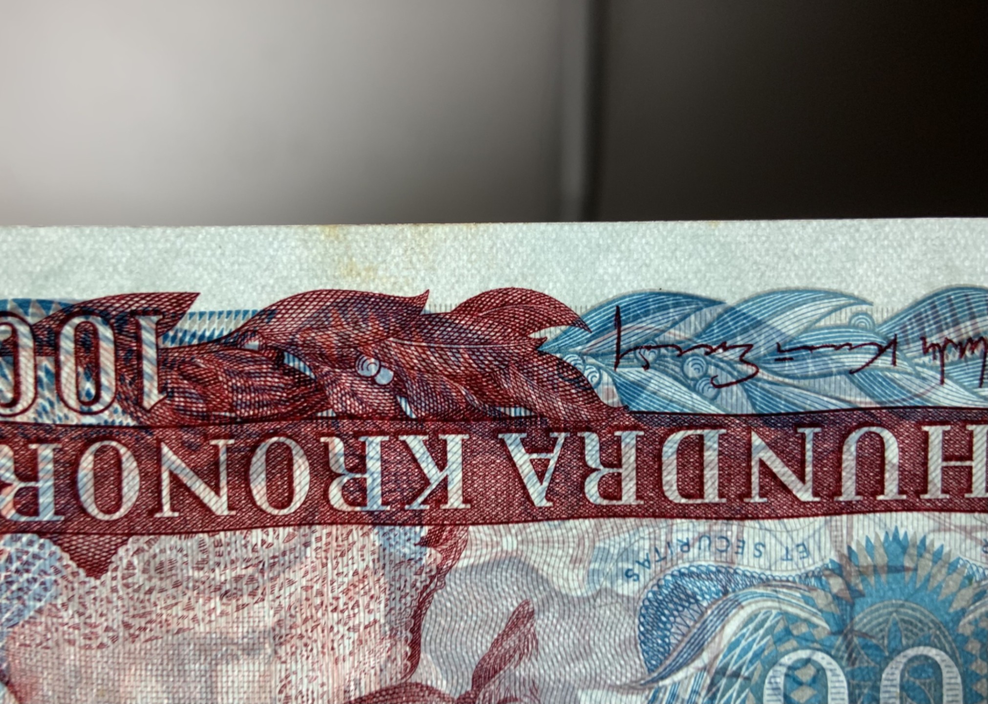 收藏联盟Quantum Auction 第212期拍卖  瑞典1978年100克朗 品相UNC-