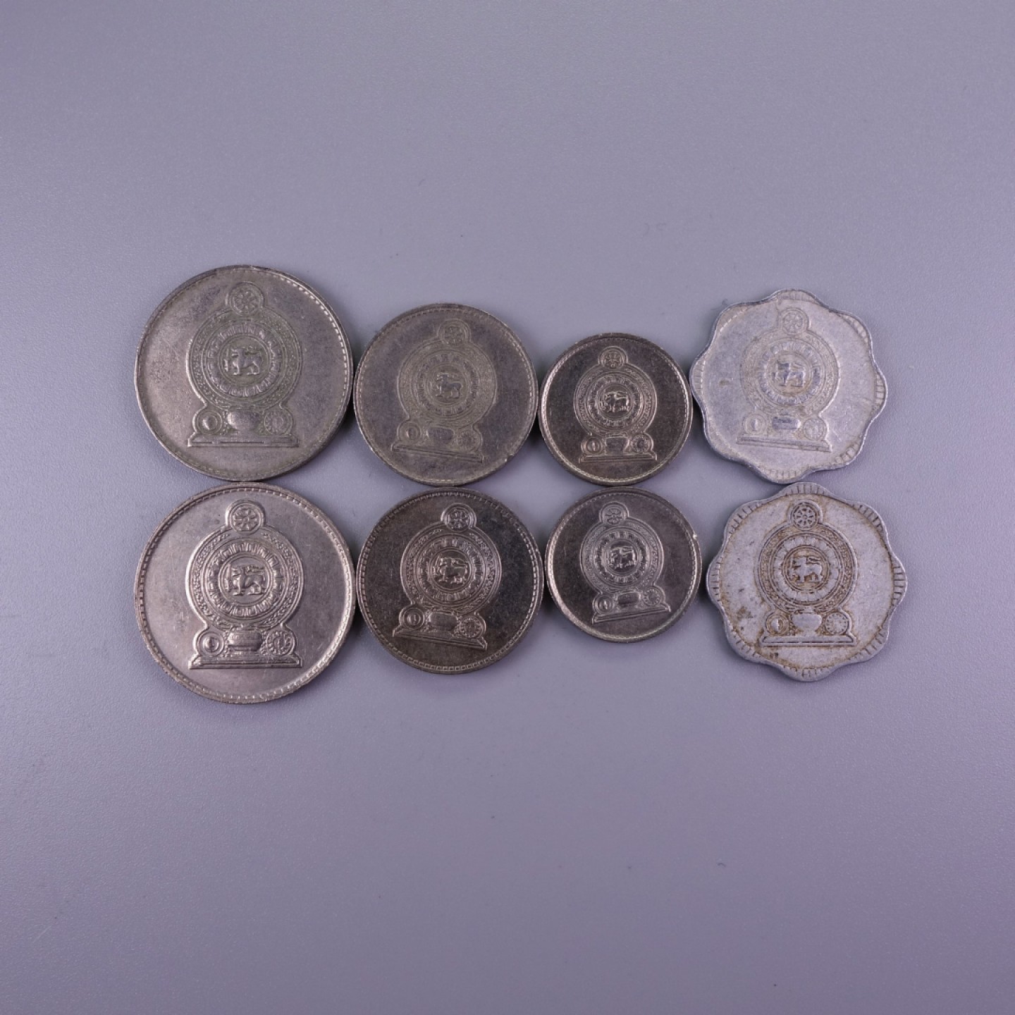天业钱币散币拍卖第3次专场  全场5元起拍 斯里兰卡2组8枚