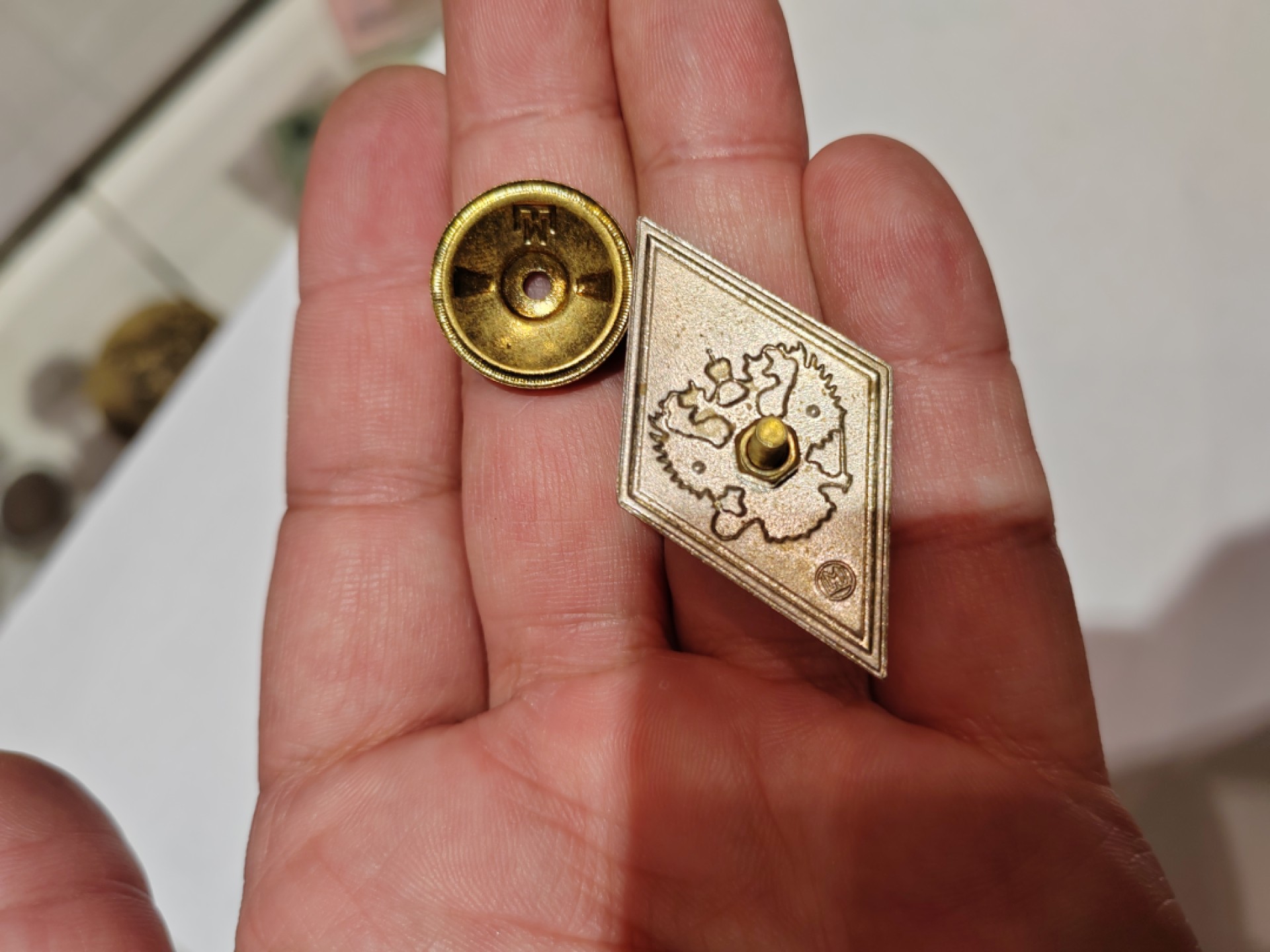 苏俄币章满洲里第3场 俄罗斯校徽