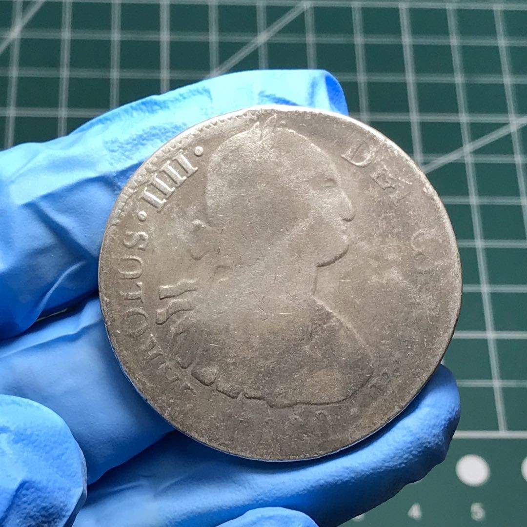 🎩GH外国硬币拍卖 西班牙双柱卡四银币