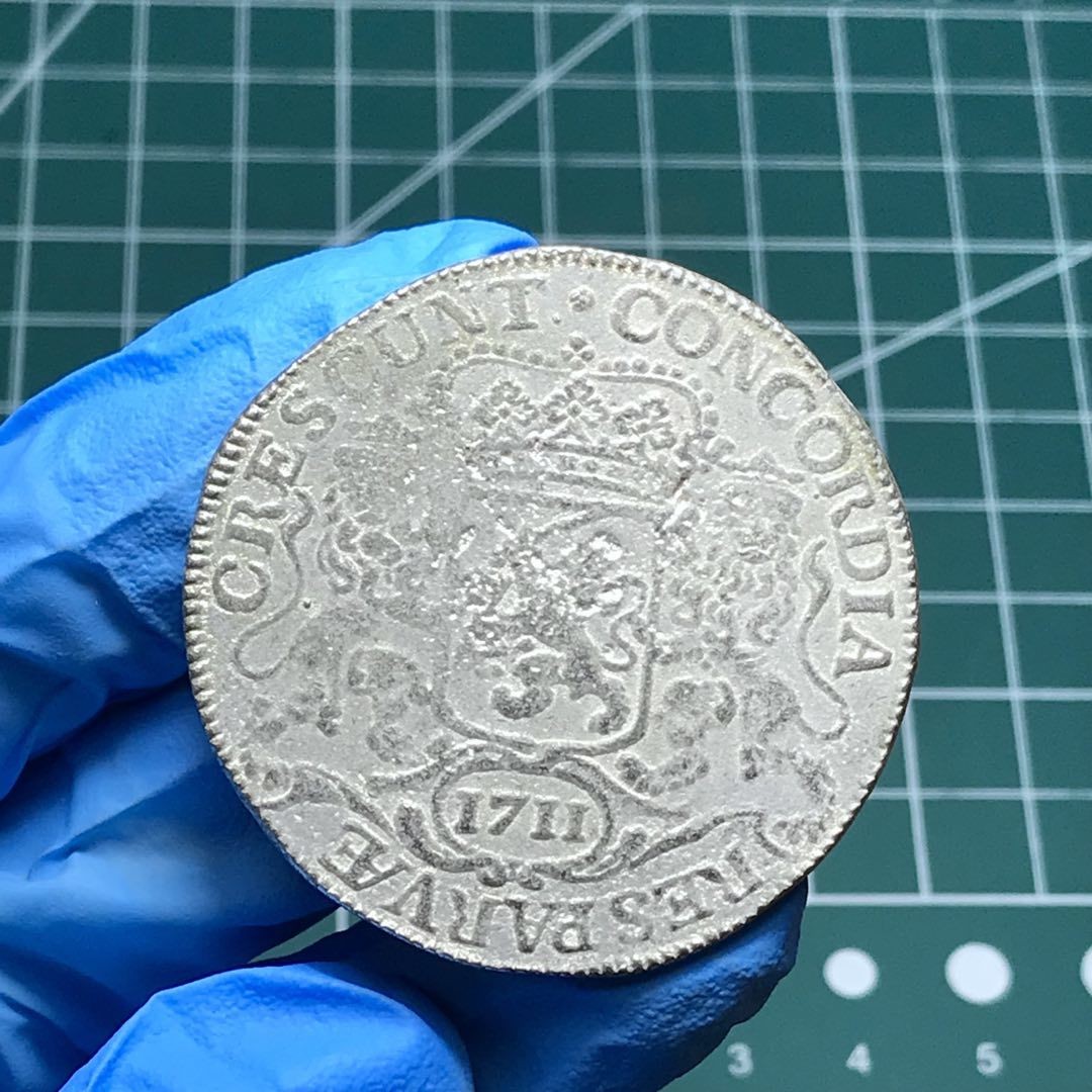 🎩GH外国硬币拍卖 荷兰沉船马剑银币