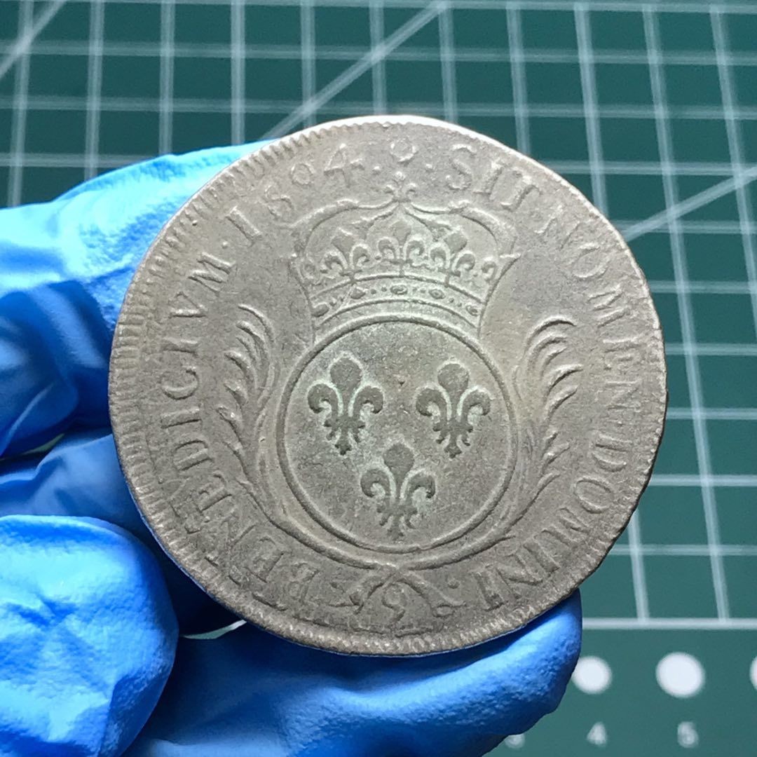 🎩GH外国硬币拍卖 路易十四埃居银币好品