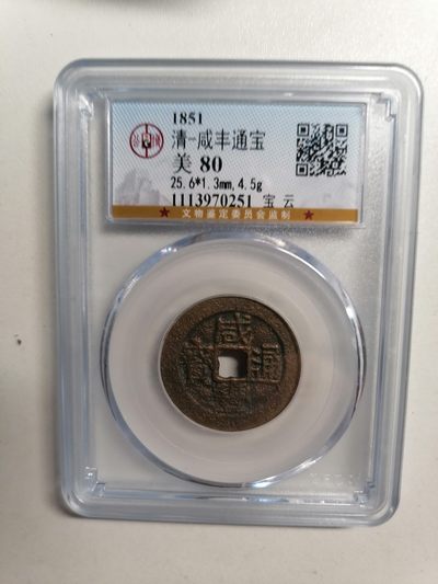 精品清钱专场 - 咸丰通宝（宝云）