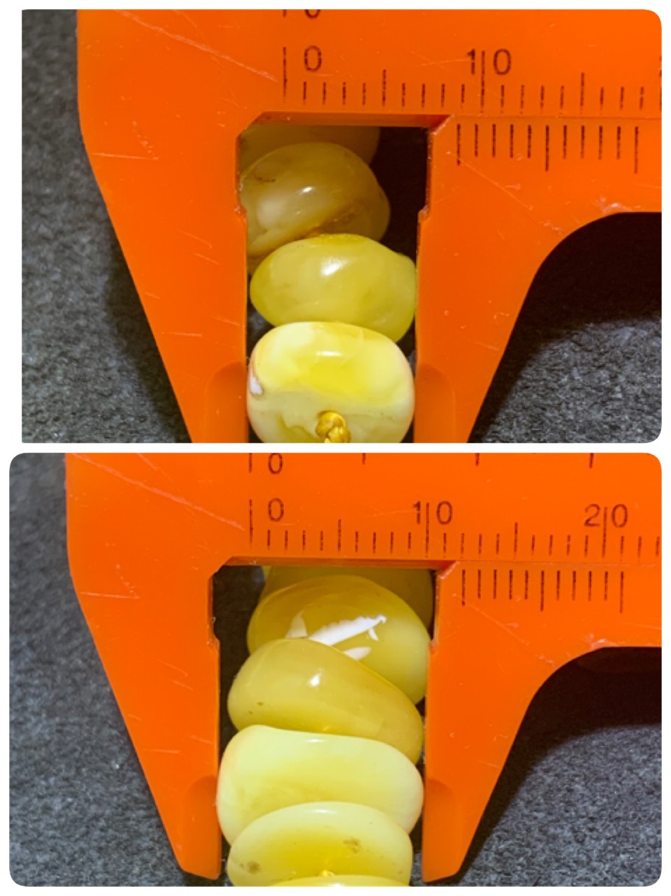 天然蜜蜡随形塔链一条，