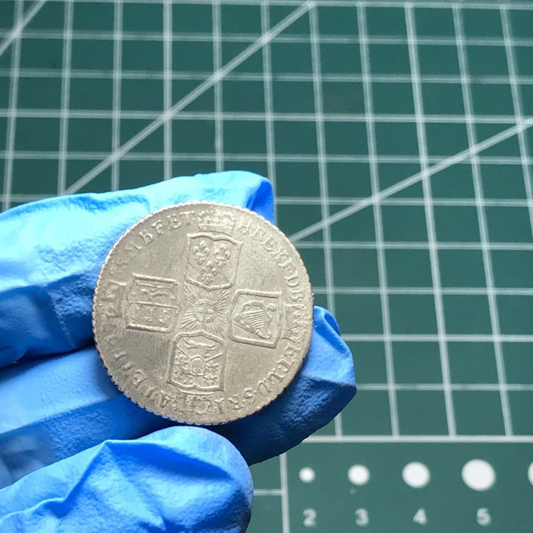 🎩GH外国硬币拍卖 乔治二世先令银币