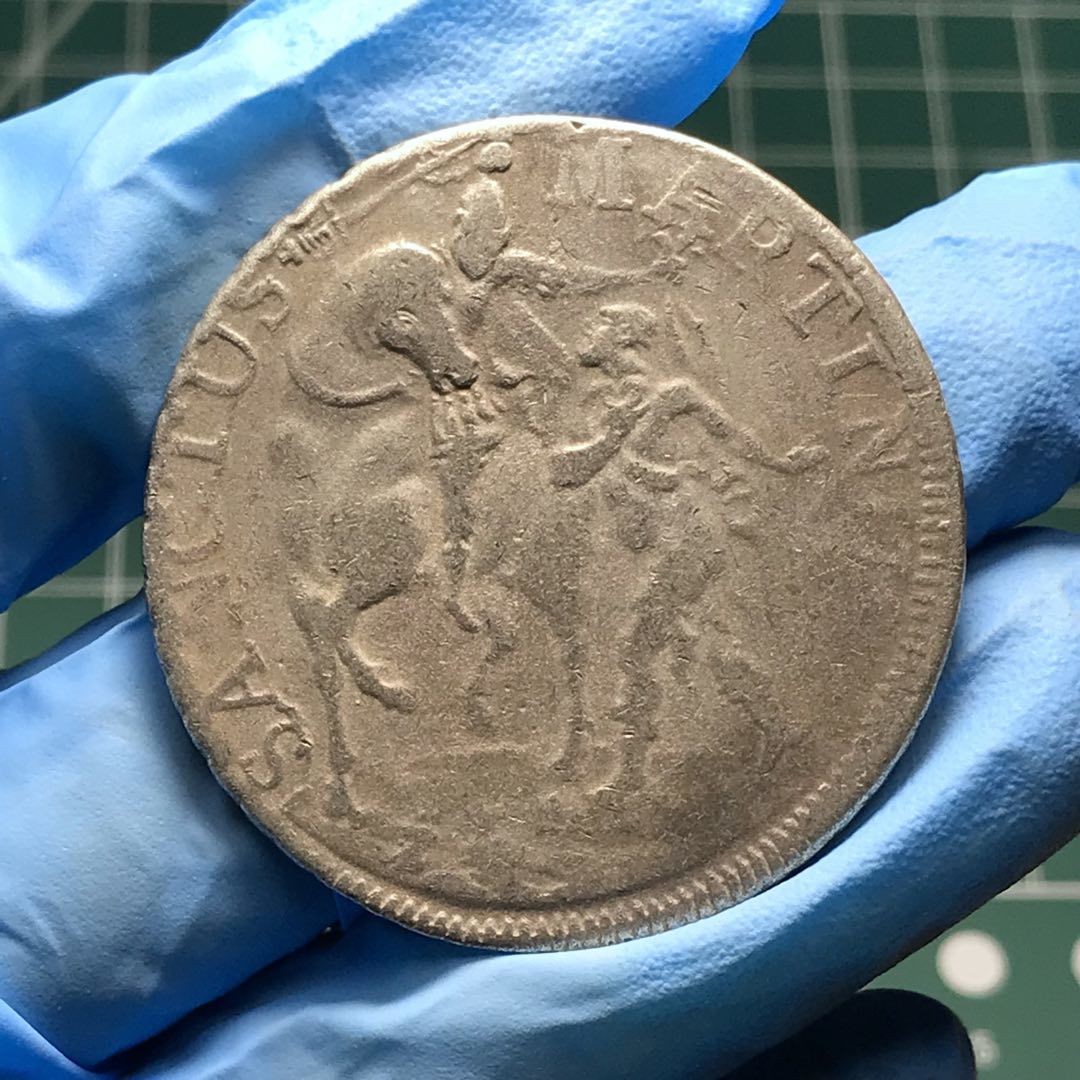 🎩GH外国硬币拍卖 意大利卢卡斯库多银币