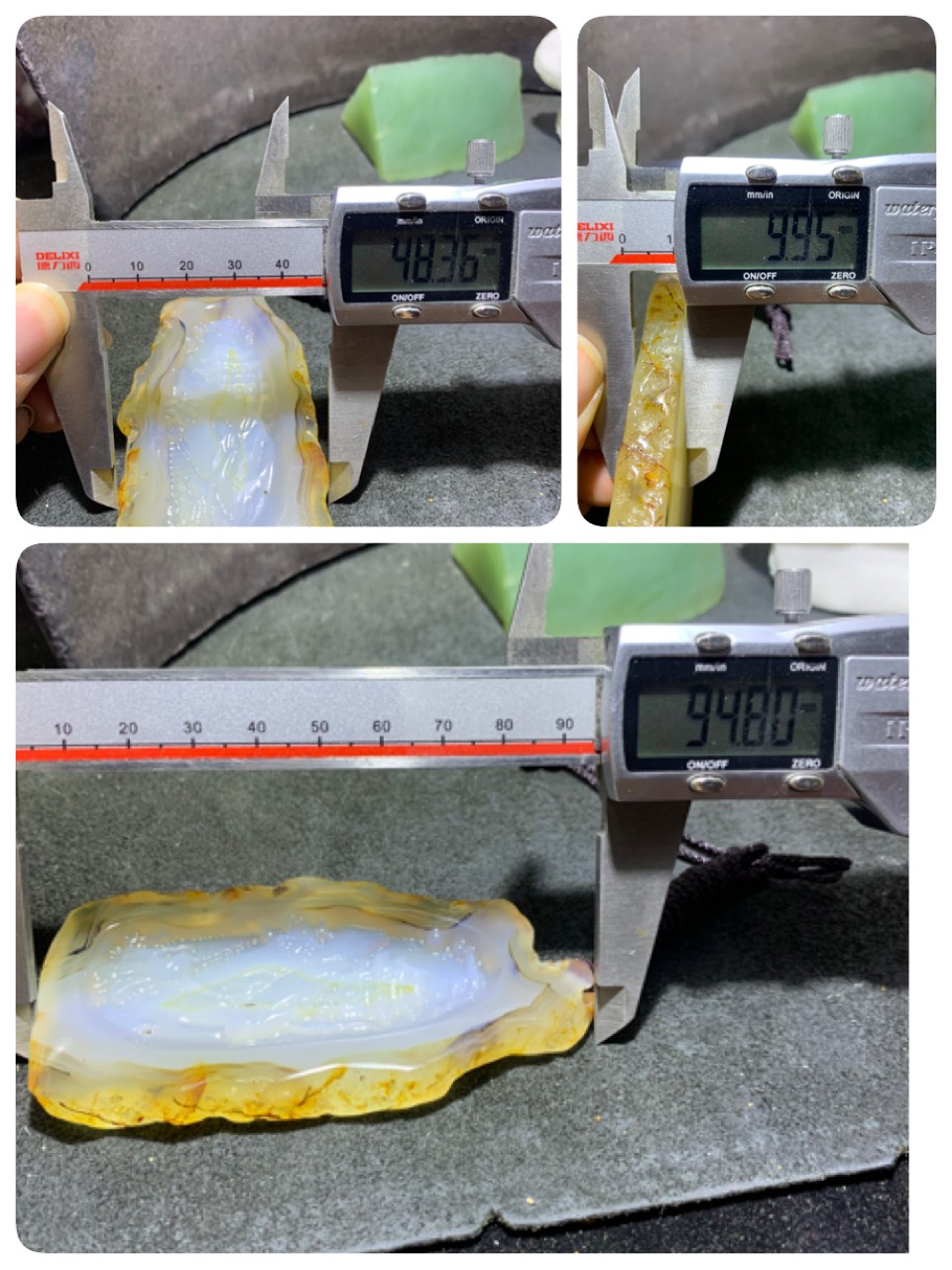 重器天然马达加斯加原皮玛瑙雕刻登山访友意境牌一块