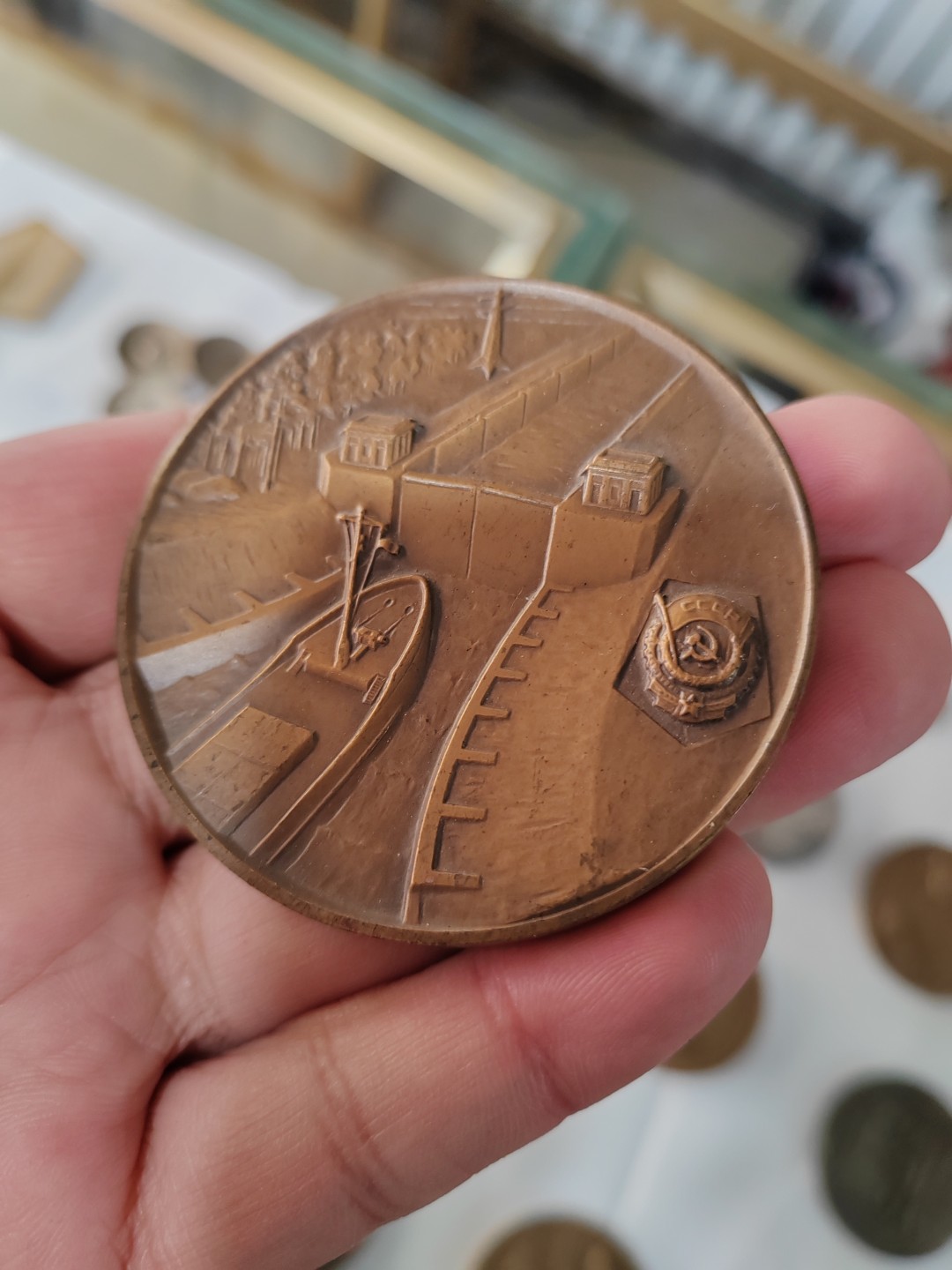 苏俄币章满洲里第3场 苏联大铜章