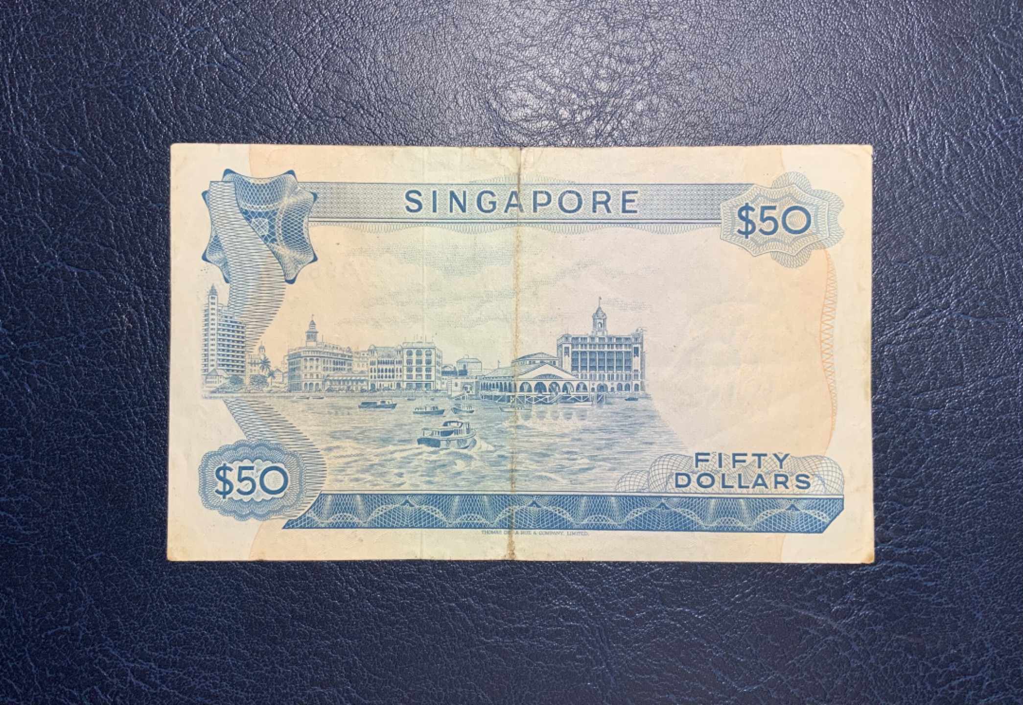 收藏联盟Quantum Auction 第213期拍卖  新加坡1967年50元 品相如图 胡姬花