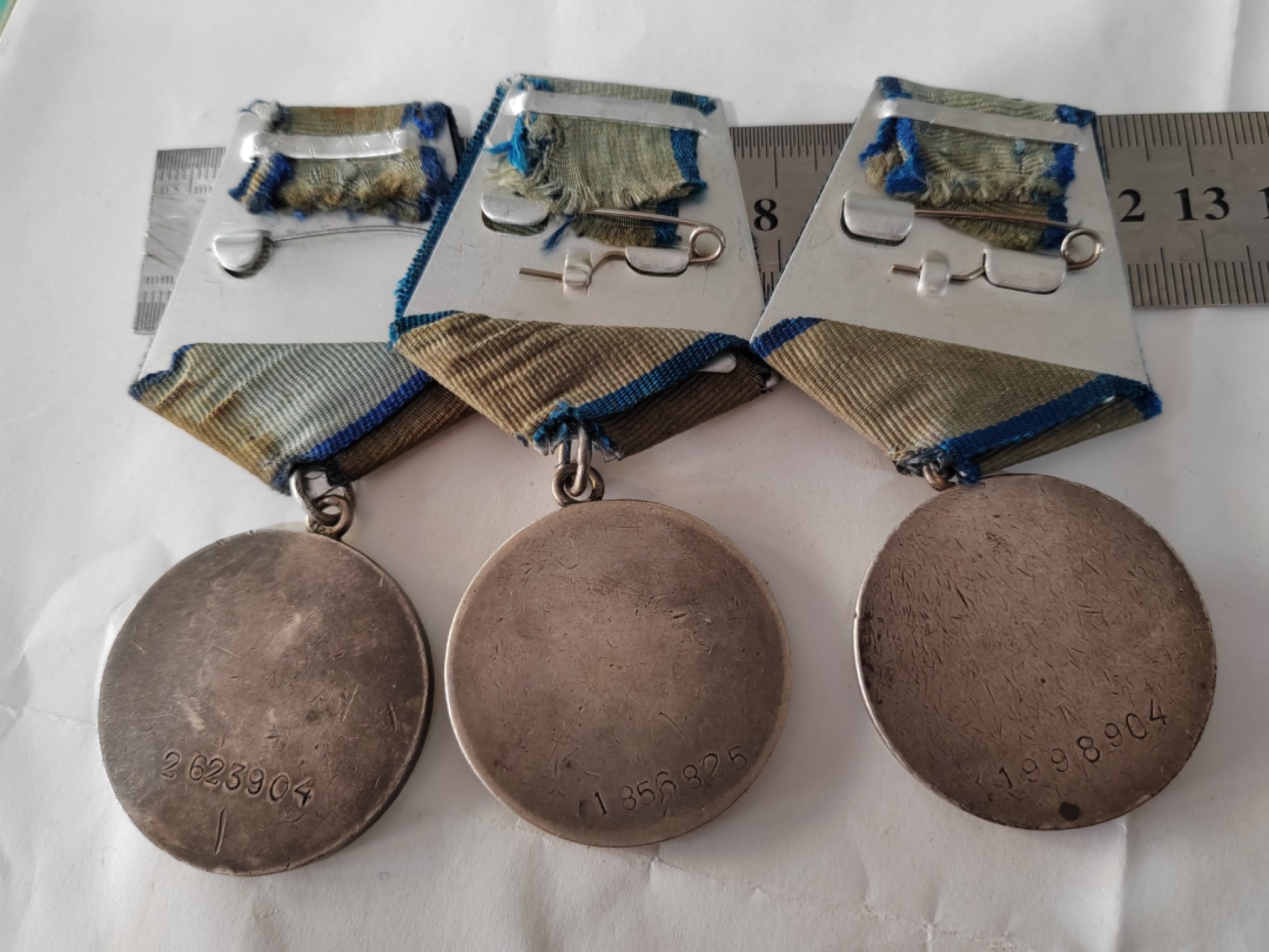 苏俄币章满洲里第3场 苏联勇敢奖章3枚