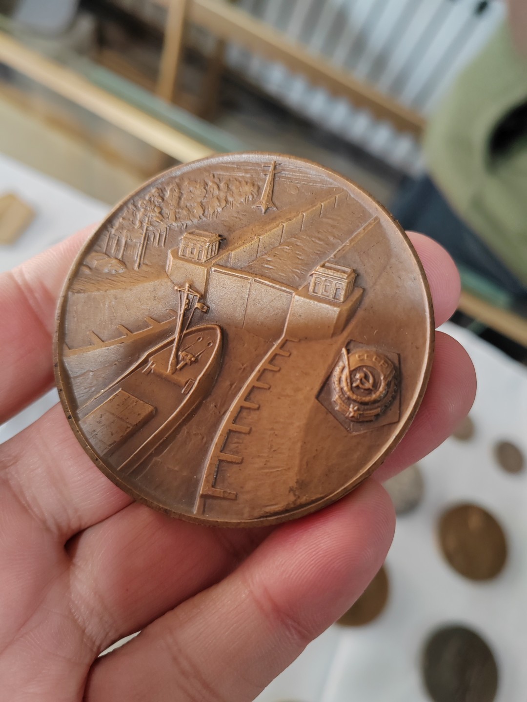 苏俄币章满洲里第3场 苏联大铜章