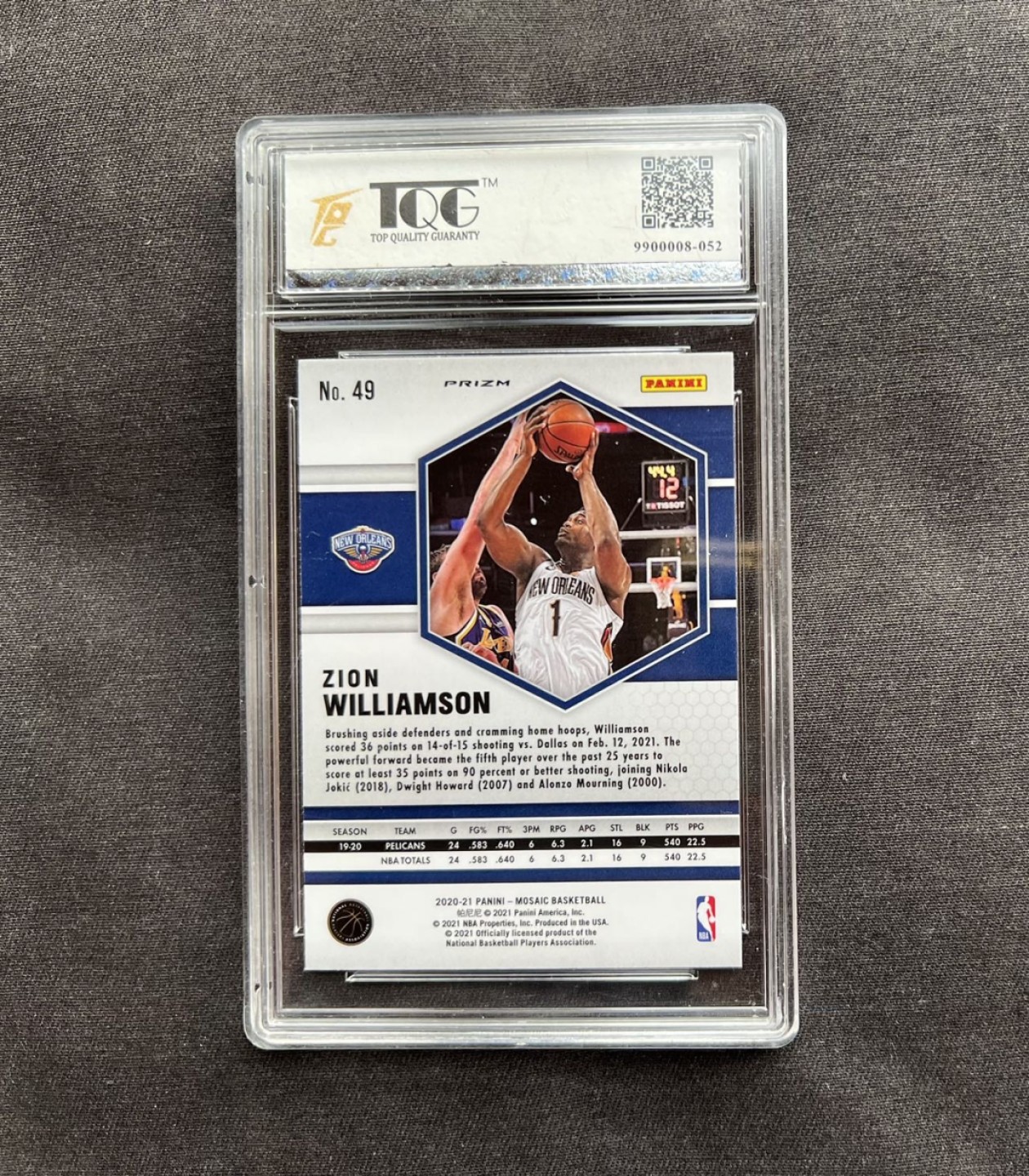 【稀奇送评】福利限时拍专场【4】【疫情原因可能延迟发货】   【TQG评级】【帕尼尼】胖虎