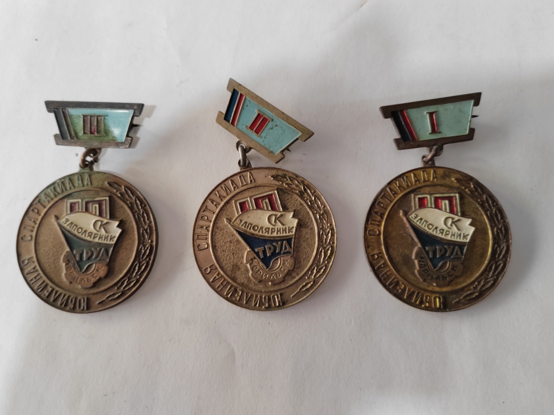 苏俄币章满洲里第3场 苏联北极劳动123级奖章