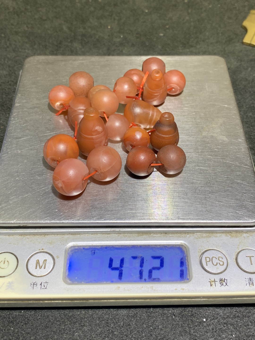 保山南红亚光通货配饰5套