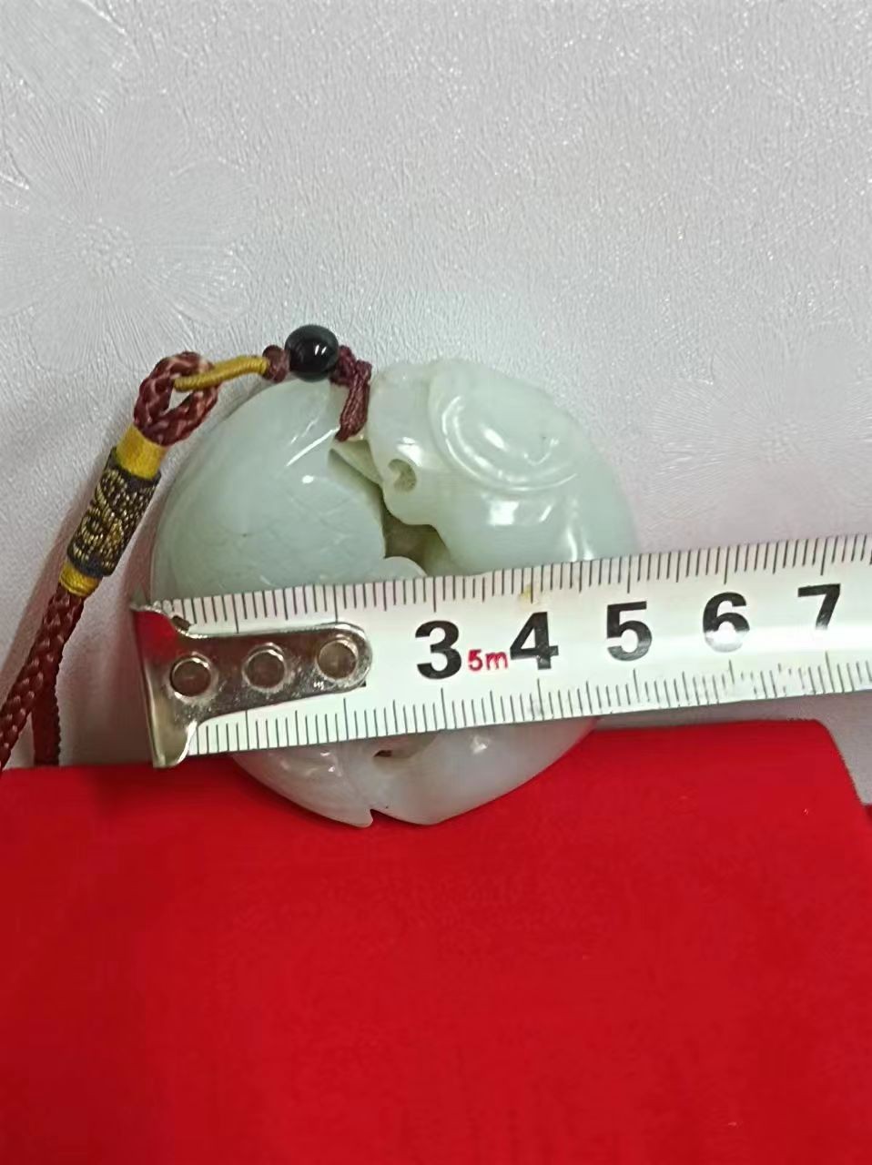 晚清新疆老和田玉年年有余玩件把件挂件