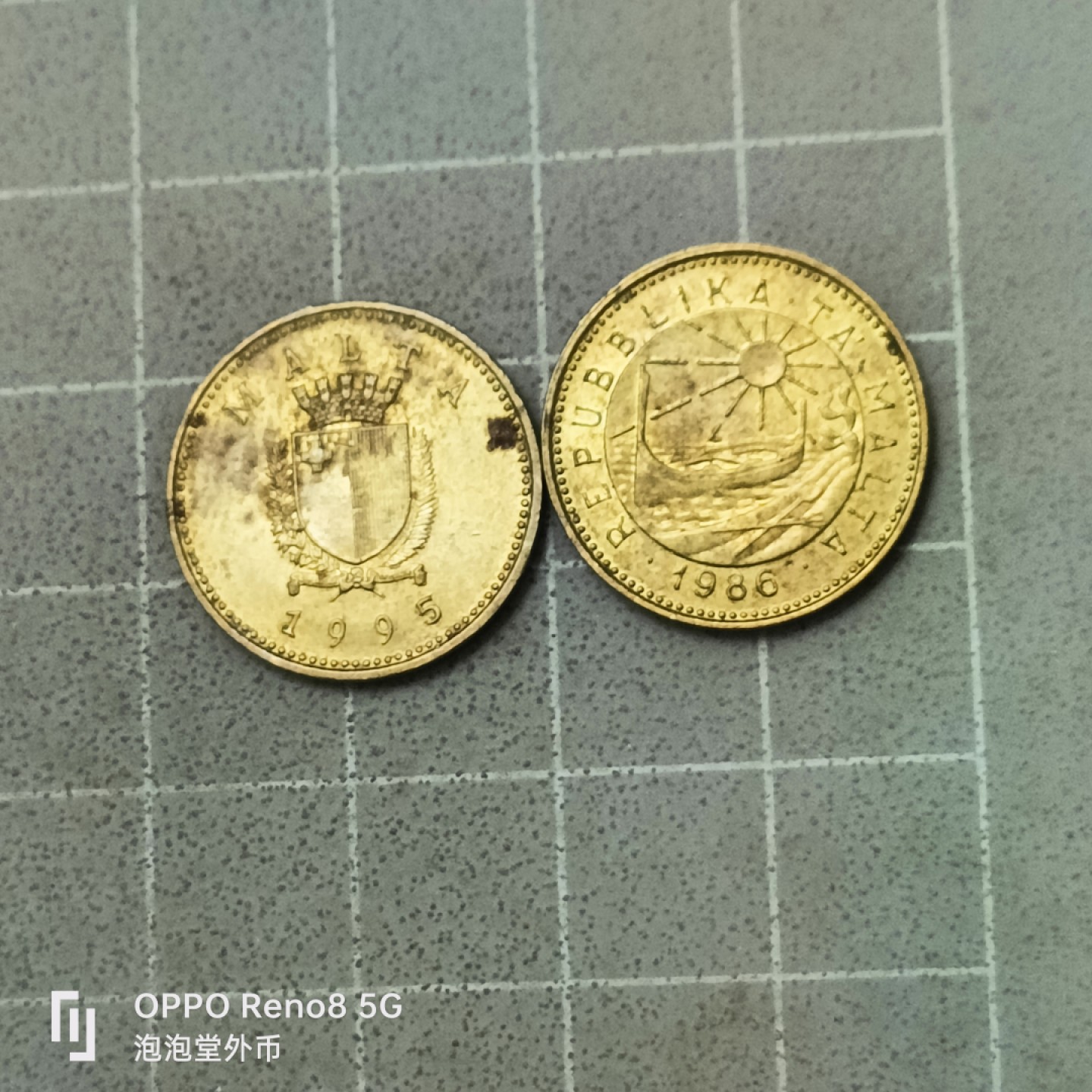 泡泡堂微拍第四十二幕硬币捡漏专场👿👿，零佣金，零押金，累计满二十元包邮 马耳他一分两种