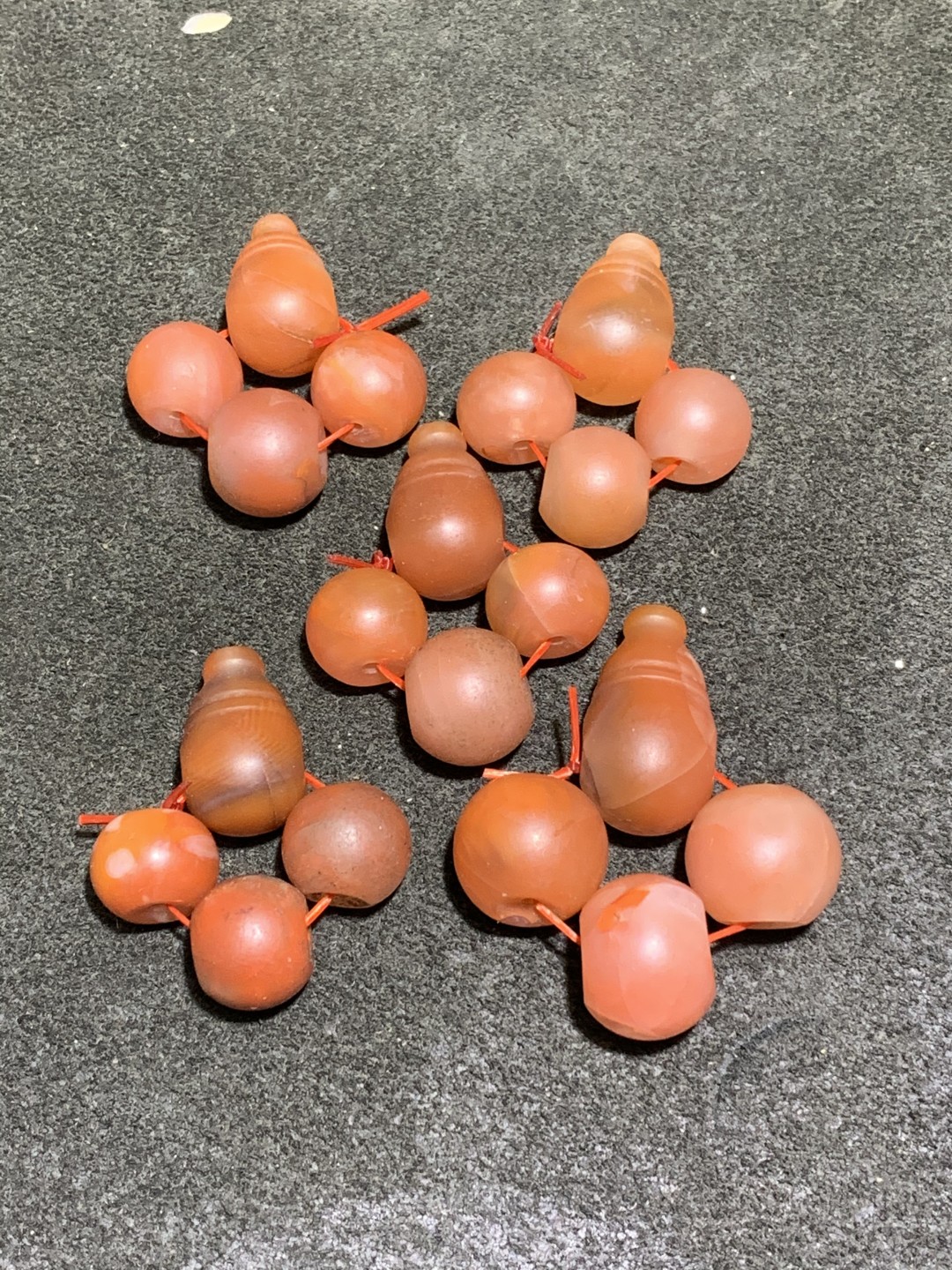 保山南红亚光通货配饰5套