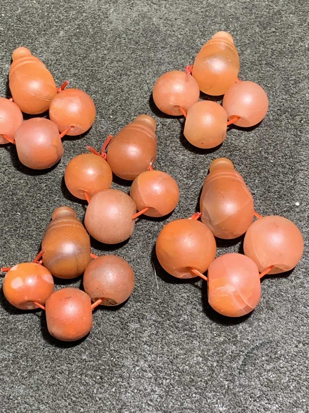 保山南红亚光通货配饰5套