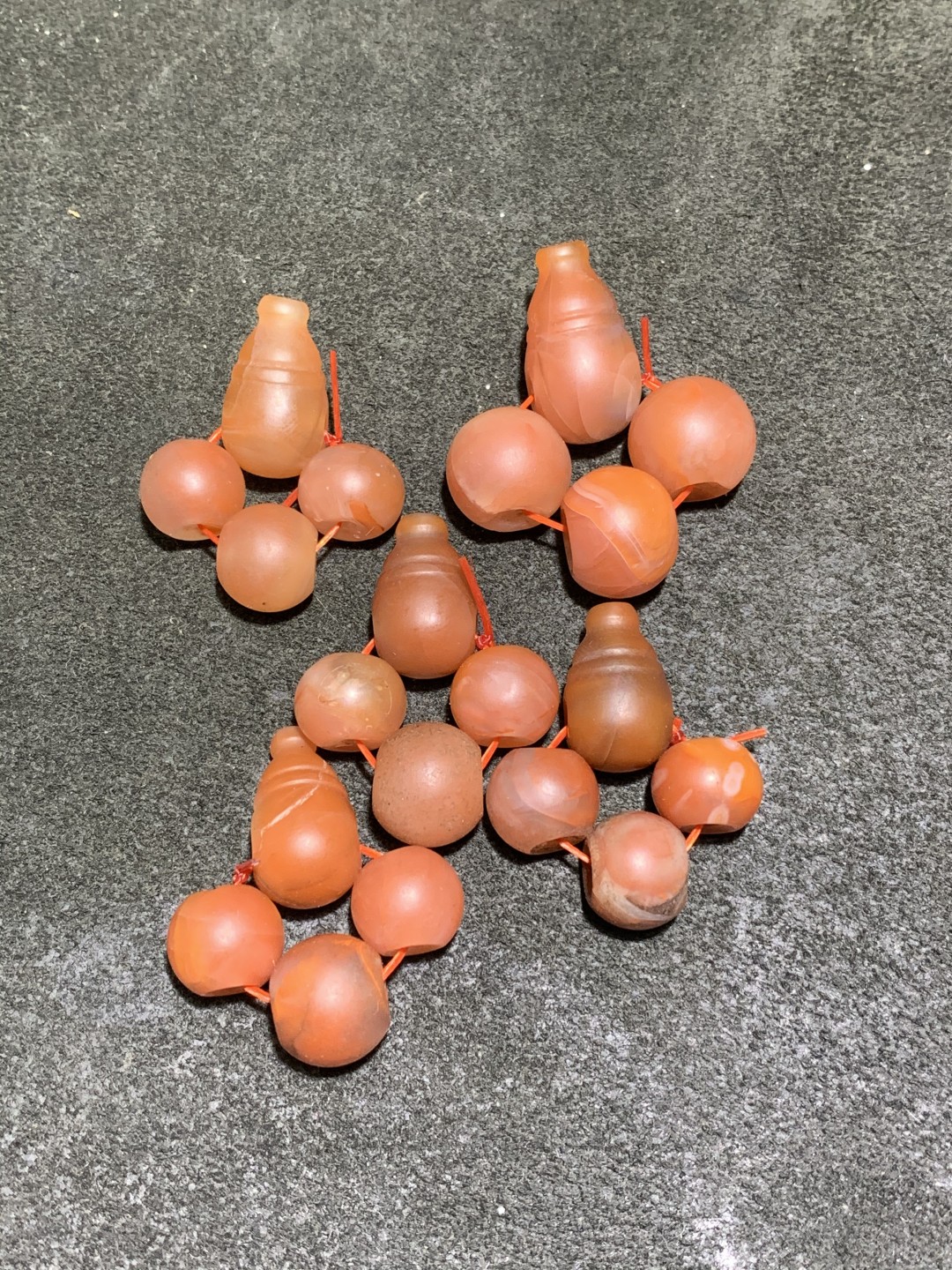 保山南红亚光通货配饰5套