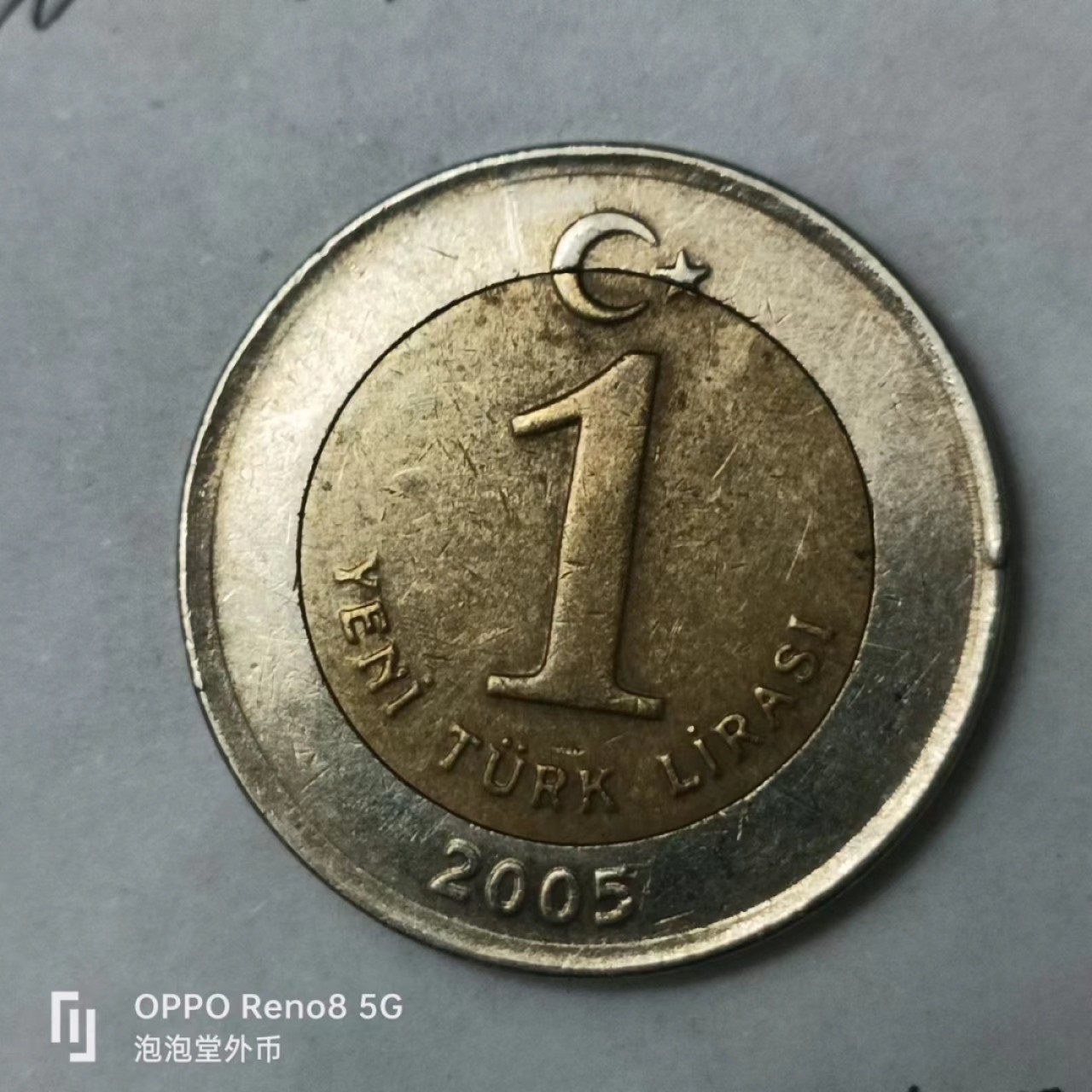 泡泡堂第170期  世界硬币专场（无押金，无佣金，捡漏，全场20包邮，偏远地区除外） 土耳其一里亚尔