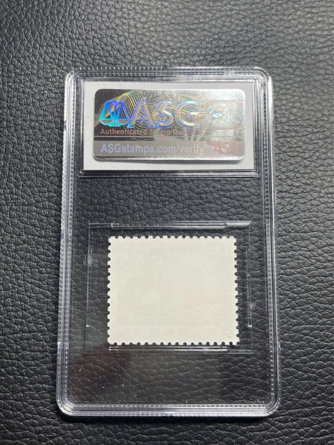 洪涛臻品批发群  精选邮票限时拍卖第一百期 普无号  解放军   ASG85分OP  版撕绝中绝送评，105最严格时期出分，一手出分壳子完好无划痕，配套必备，喜欢不要错过