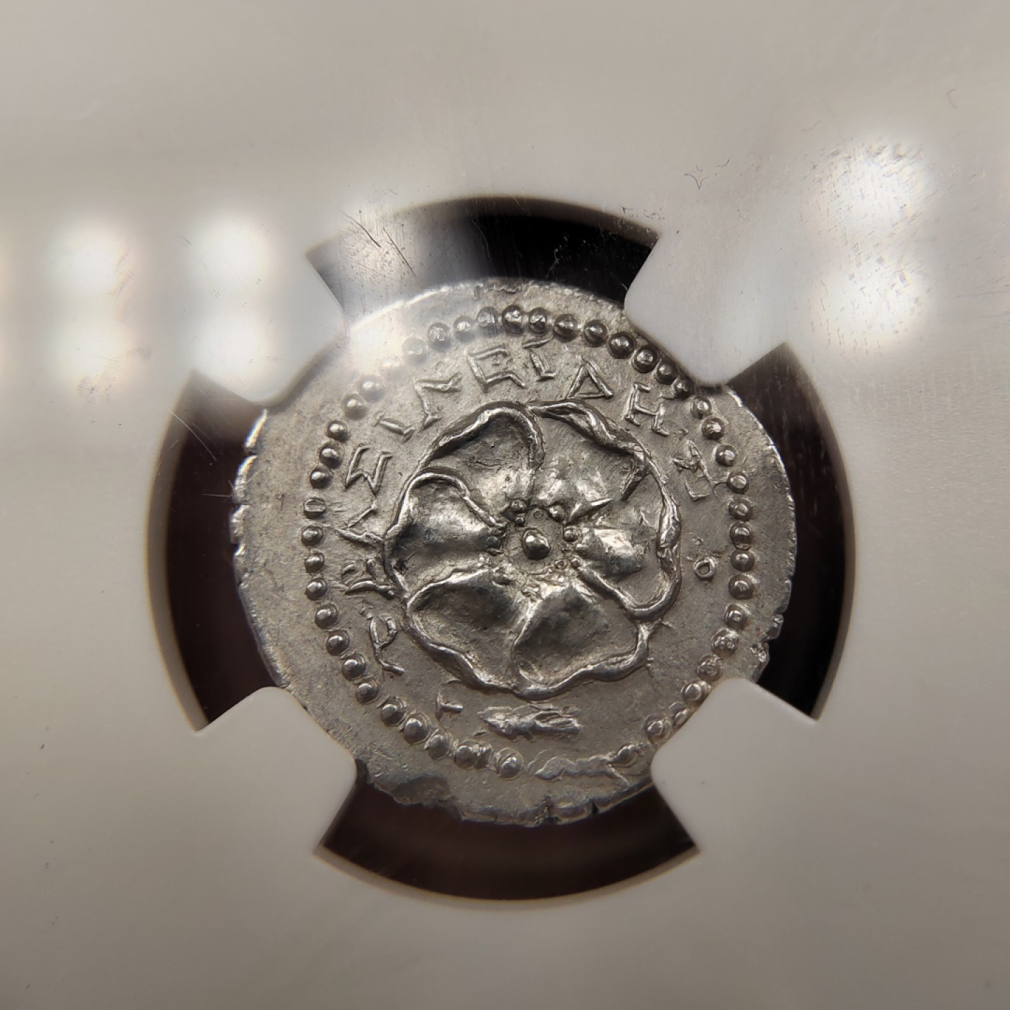 王之爱好～外国古币 古希腊卡里亚的罗德岛银币