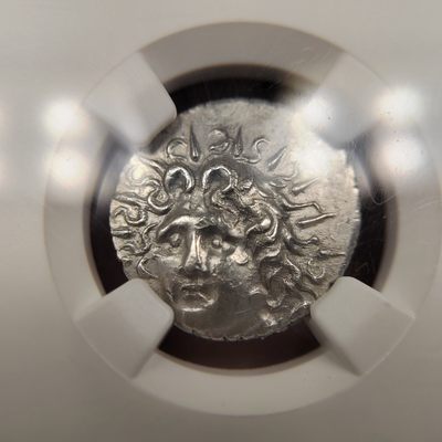 王之爱好～外国古币 - 古希腊卡里亚的罗德岛银币