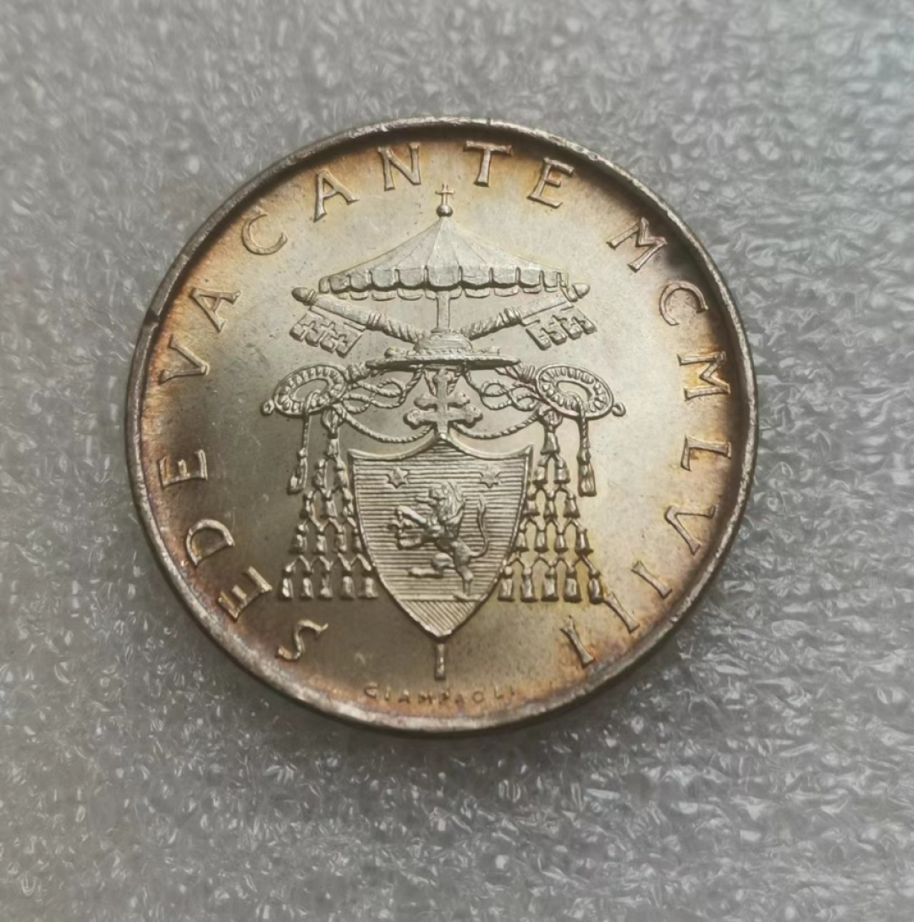 瓶子🏺第68场拍卖会 梵蒂冈1958年500里拉缺位银币