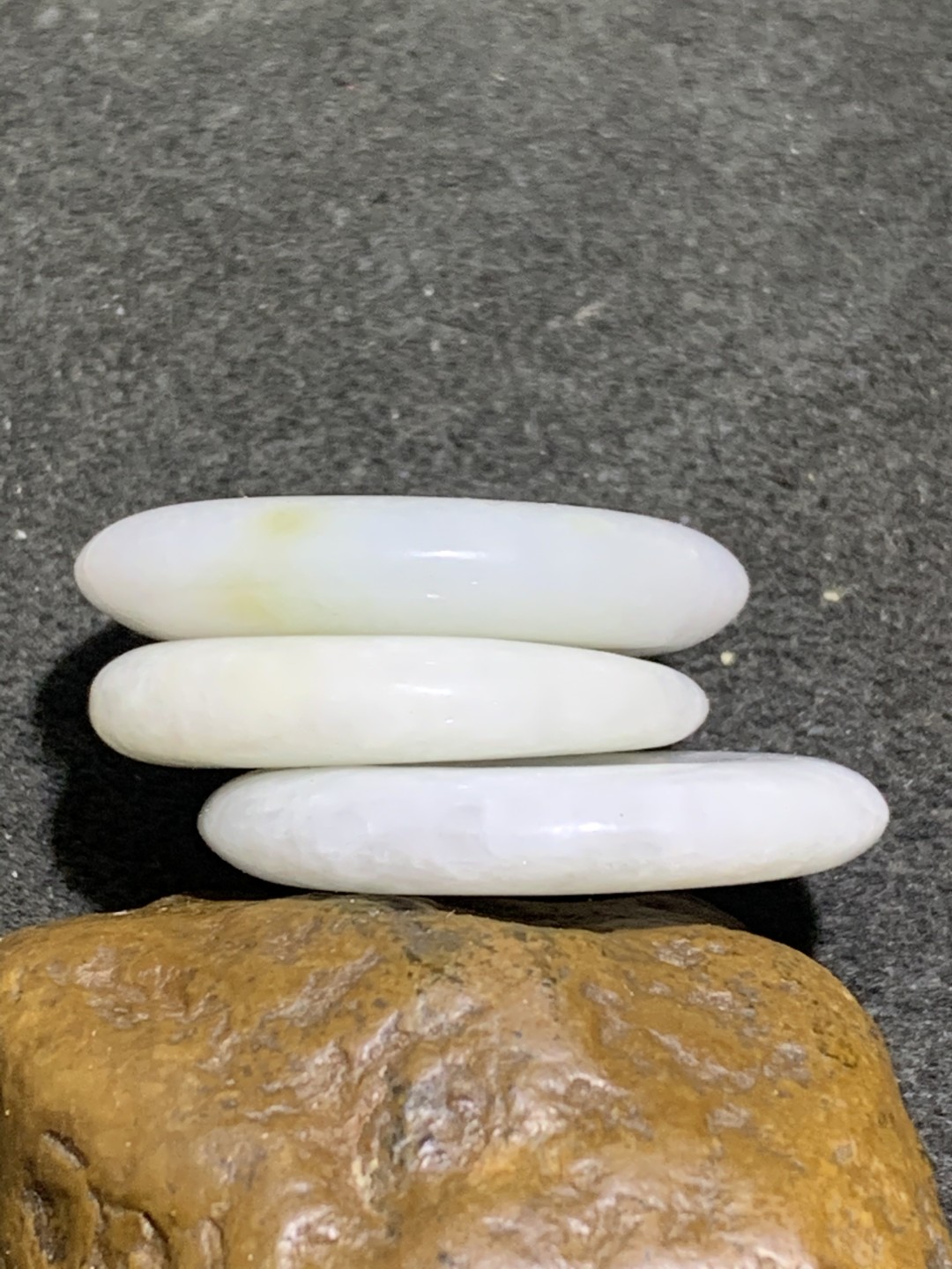 天然A货翡翠通货平安扣3个！