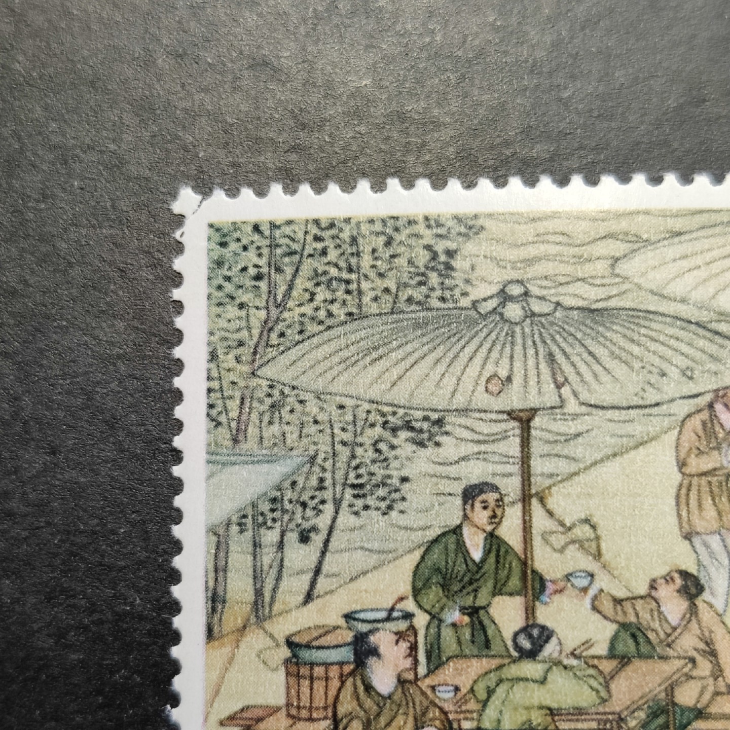 洪涛臻品批发群  精选邮票限时拍卖第一百零八期 清明上河图 大筋票最高面值8元新票 原胶雪白润亮无贴 ！左上角瑕疵