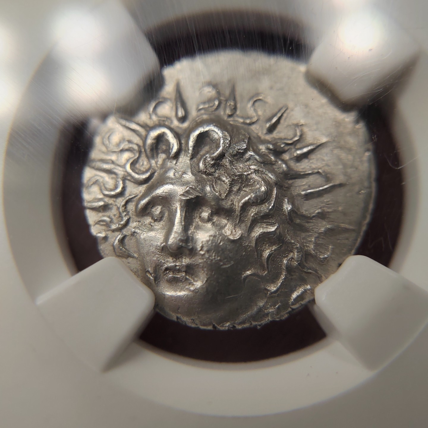 王之爱好～外国古币 古希腊卡里亚的罗德岛银币