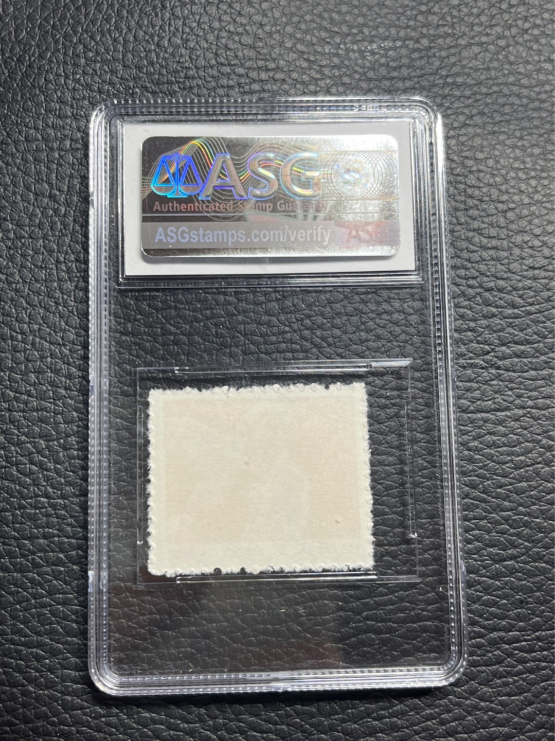 洪涛臻品批发群  精选邮票限时拍卖第一百期 普无号  ★筋票★炼钢 ASG85分OP  版撕绝中绝送评，105最严格时期出分，一手出分壳子完好无划痕，配套必备，喜欢不要错过