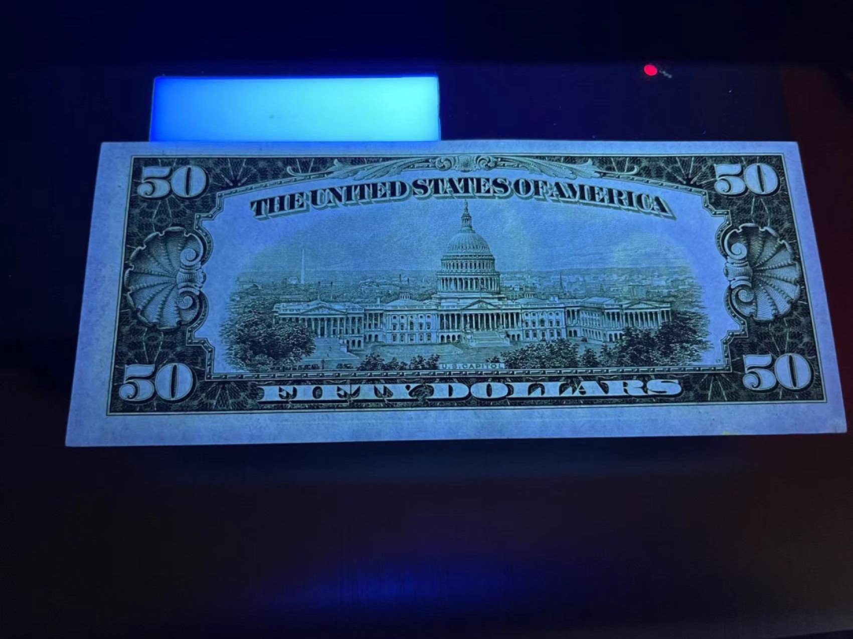 《外钞收藏家》第二百二十三期 1928年50美元 疑似有折 品相如图