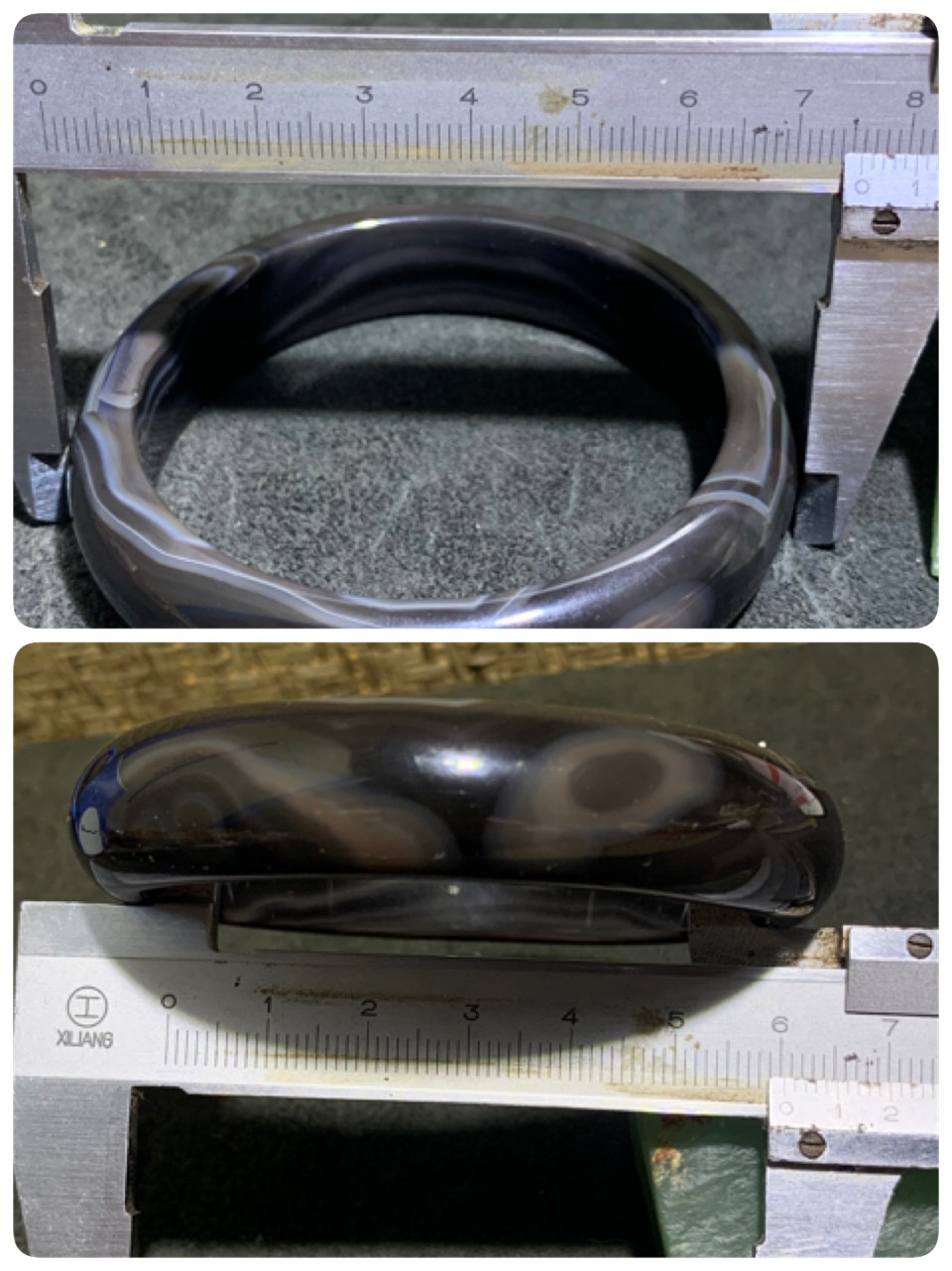 精品天然天眼药师玛瑙手镯一只，