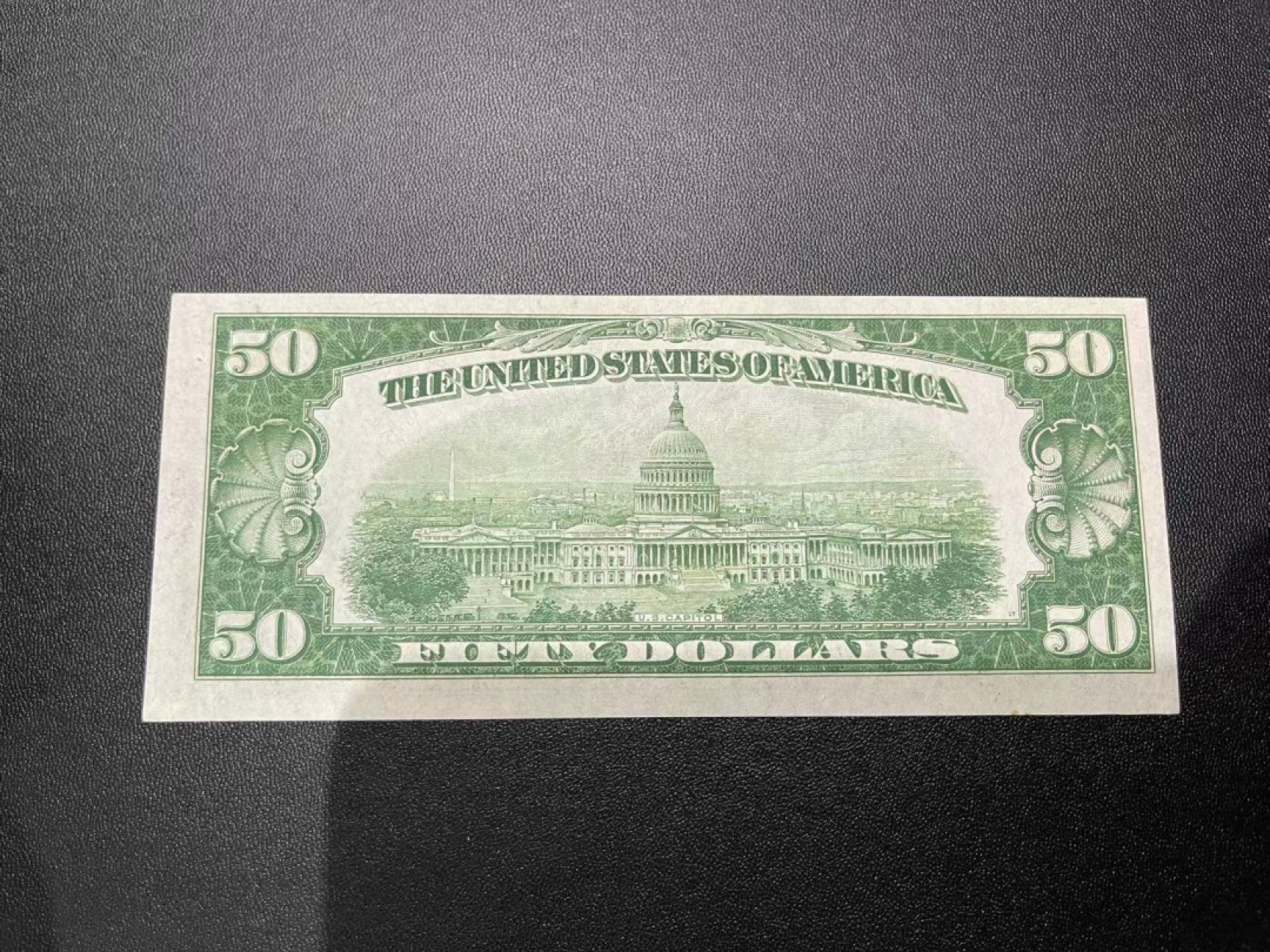 《外钞收藏家》第二百二十三期 1928年50美元 疑似有折 品相如图