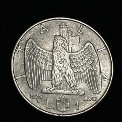 外国硬币0元起拍（37） - 1939意大利1里拉