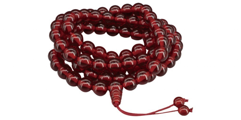 聚宝轩2022秋拍 血珀佛珠（108颗）