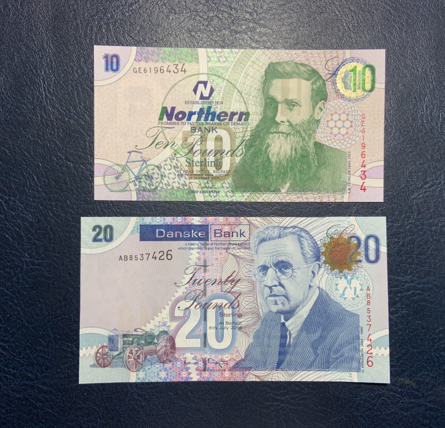 收藏联盟Quantum Auction 第215期拍卖 北爱尔兰2005年10-20镑 品相全新UNC