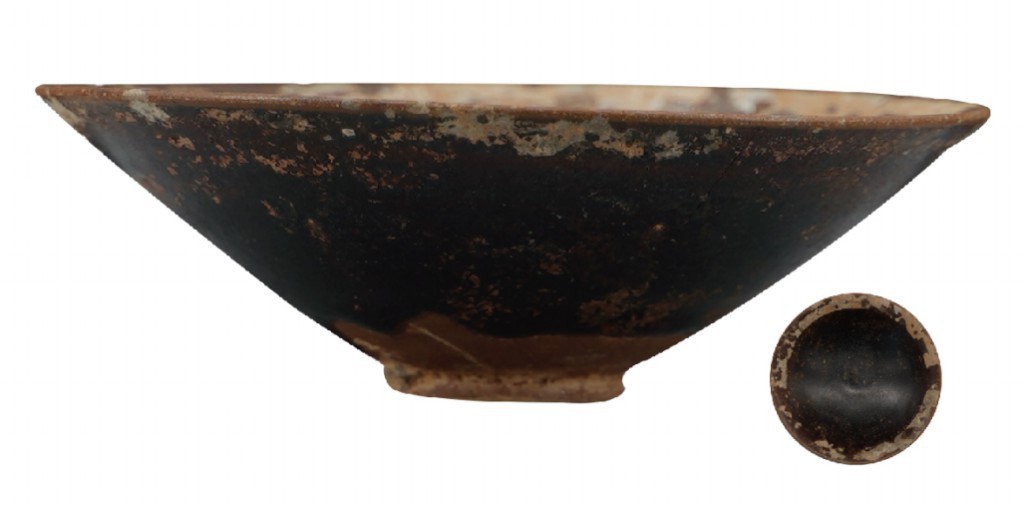 聚宝轩2022秋拍 黑釉斗笠盏